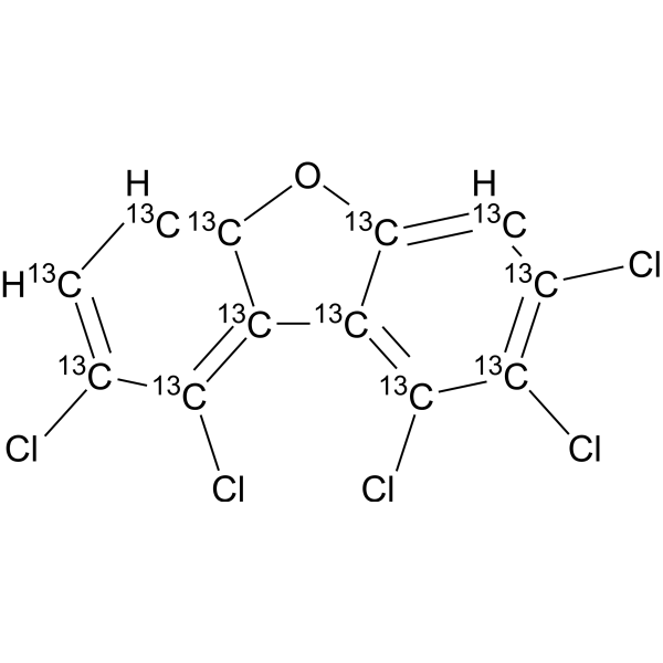 1,2,3,8,9-Pentachloro dibenzofuran-13C12